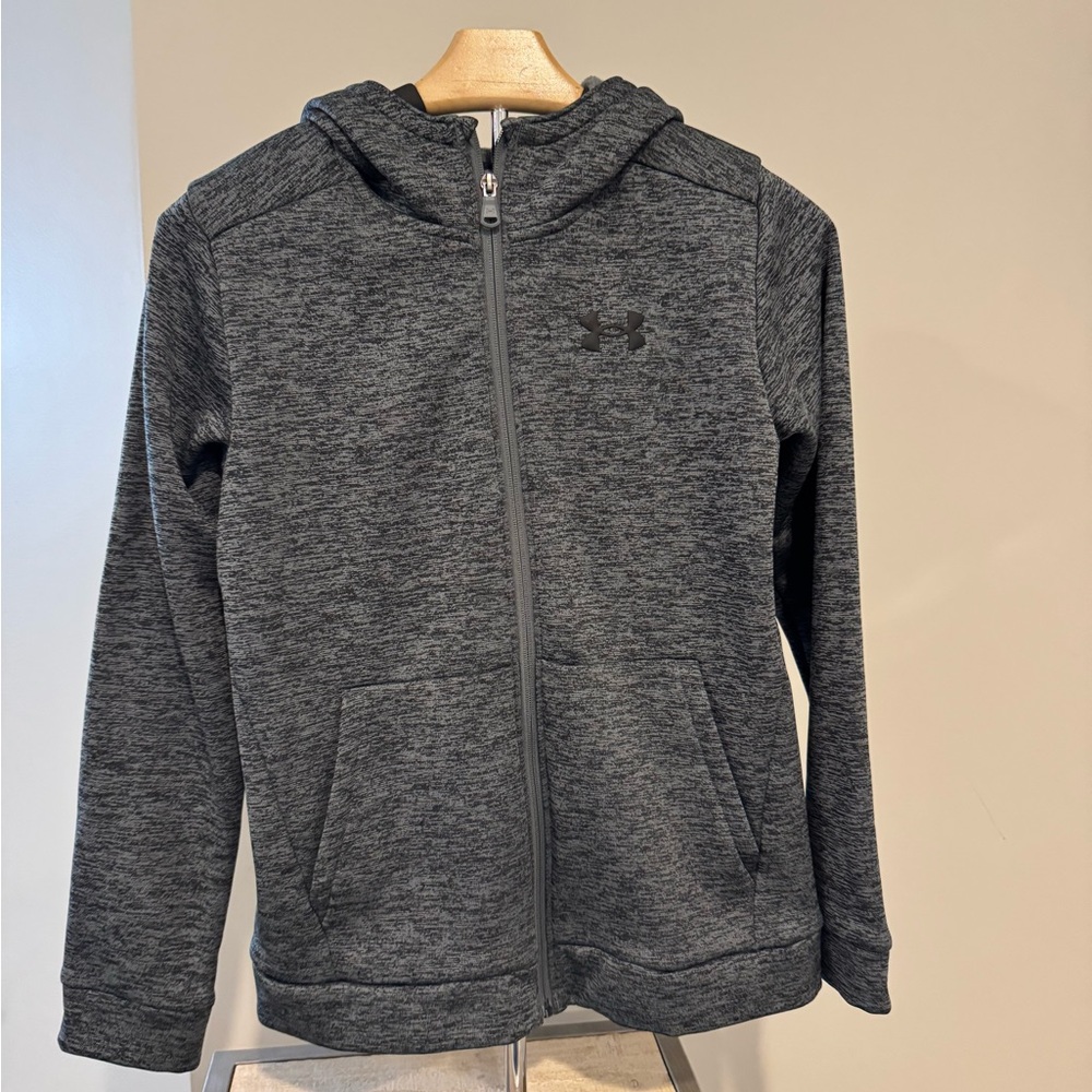Under Armour Kids Charcoal Zip-Up Hoodie